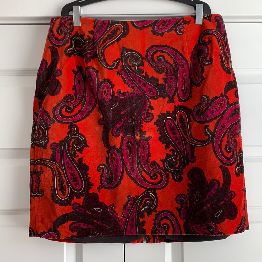 Beautiful Talbots Paisley Skirt